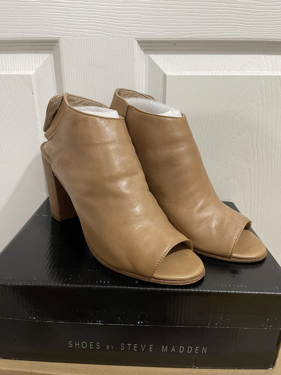 Steve madden 2025 booties peep toe