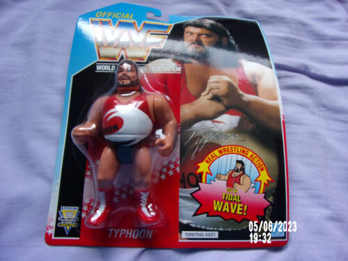 WWF Hasbro Wrestling Figure - Typhoon 1991 New...