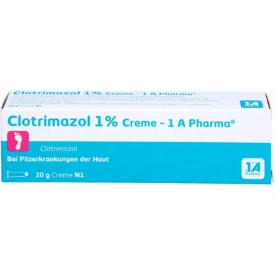1 A PHARMA GMBH CLOTRIMAZOL 1% Creme-1A Pharma 20 g PZN 02408998