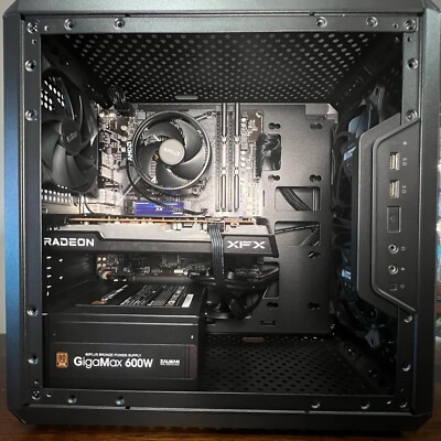Best Custom Office / Gaming Desktop PC AMD Ryzen 5 5600X AMD Radeon RX 6650XT
