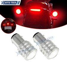 2pcs 1157 Bay15d Red Led Bulb Rear Brake Stop Tail Light Parking Bulbs 12v-24v