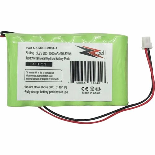 2-Pack Battery For Honeywell Lynx L3000, Lynx L5000, Lynx L5100, 300-03864-1 - Picture 7 of 8