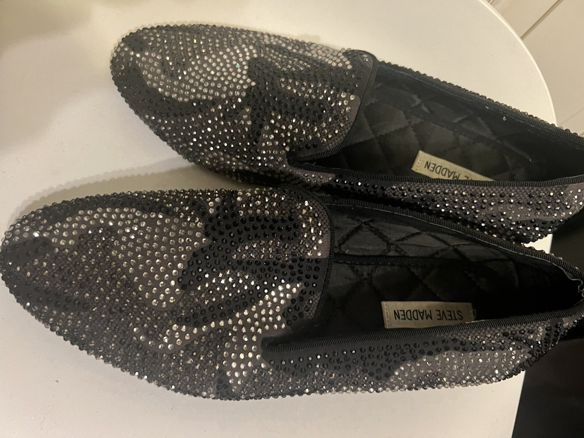 Steve Madden Caviarr Black Loafers Men display picture 3