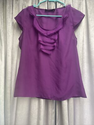 The Limited Purple Blouse Size MEDIUM WOMENS