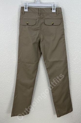 NWOT Eddie Bauer School Boy's Beige Pants Size 10 - Picture 3 of 4