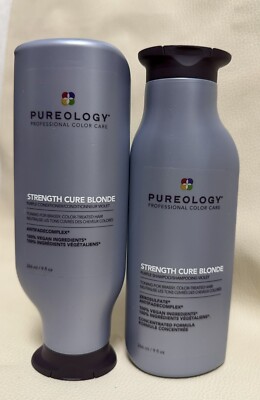 Pureology Strength Cure Blonde Shampoo 266ml & Conditioner 266ml Duo Set Neu!
