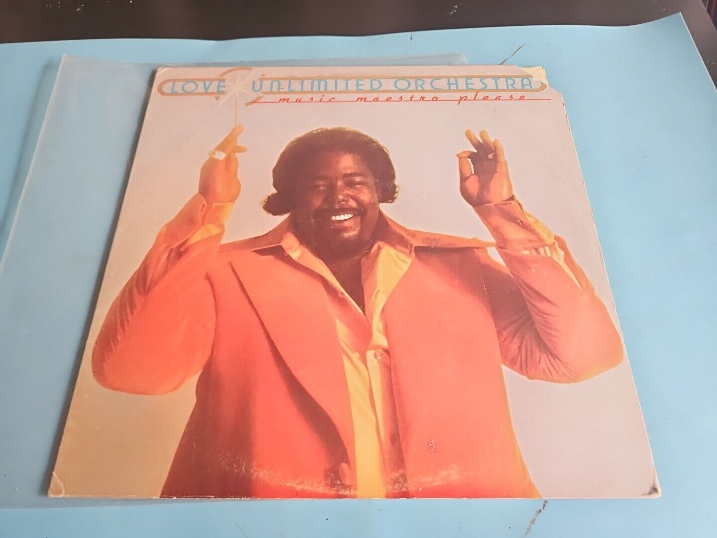 Love Unlimited Orchestra ‎–Music Maestro Please 1975 VG LP Funk Soul Disco T-480