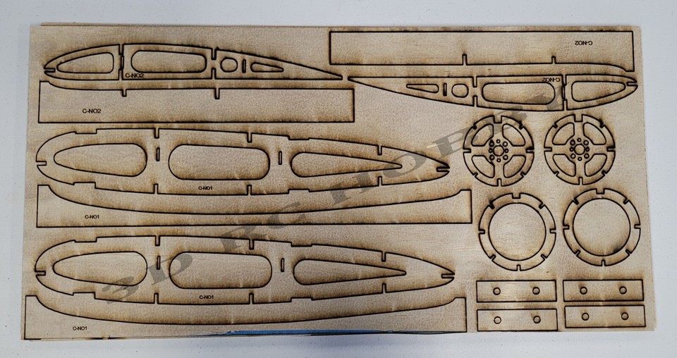 Airbus A320 60" Wingspan RC Airplane Kit Laser Cut Balsa & Ply Short ...