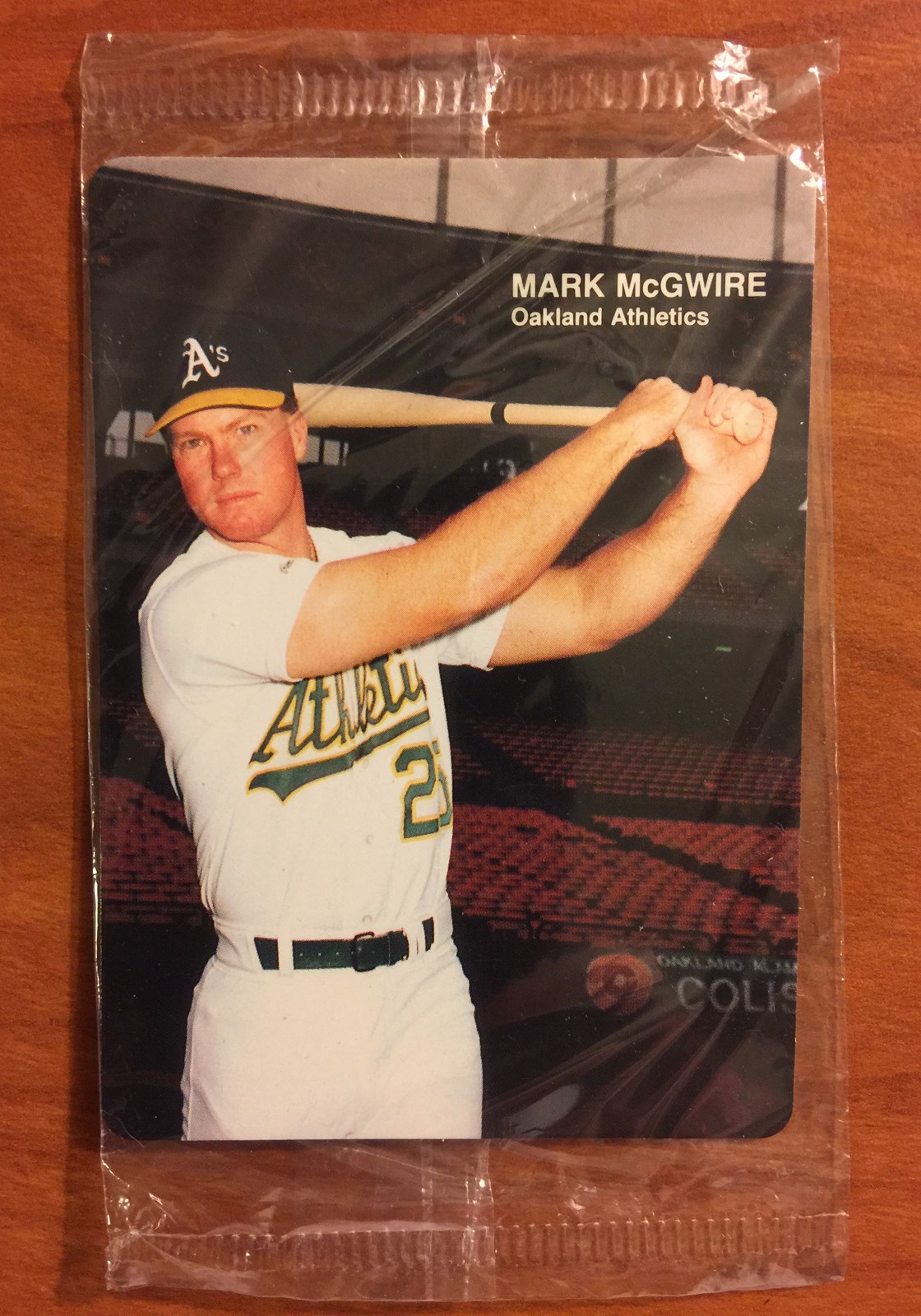 1989 Mothers Cookies  MARK McGWIRE #4 Cards, Oakland A's  B02105411