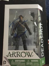 CW Arrow DC Collectibles Michael Rowe Deadshot Autographed Signed Figure COA