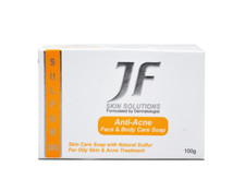3's x JF Sulfur 10 Anti-Acne Face Body Soap Oily Skin 100g