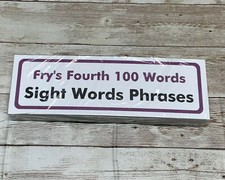 Fry's Fourth Hundred Phrases - Reading - Fry  s Phrase Cards - 100 cards