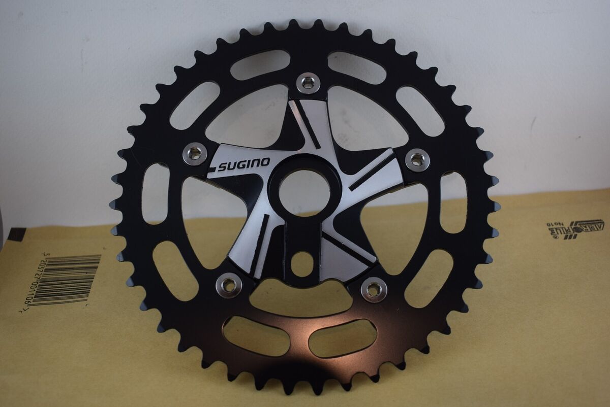 SUGINO steel chainring chainwheel & spider bmx old school SUGINO steel chainring chainwheel & spider bmx old school