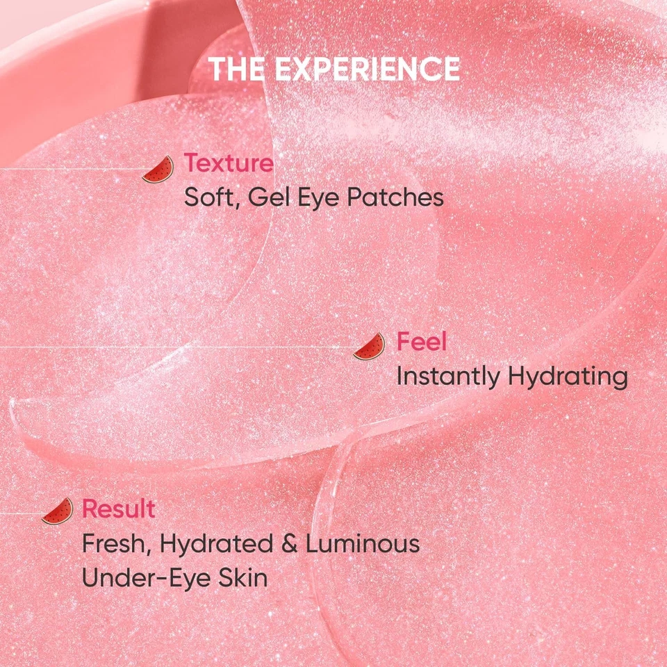 Dot & Key Watermelon Cooling Eye Patches With Niacinamide For Dark Circle60patch - Image 4 of 4