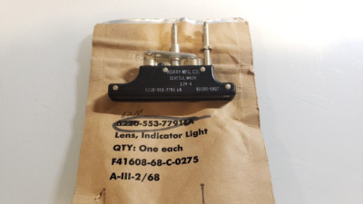 (3) KORRY ELECTRONICS LIGHT LENS L2V4 6210-00-553-7791
