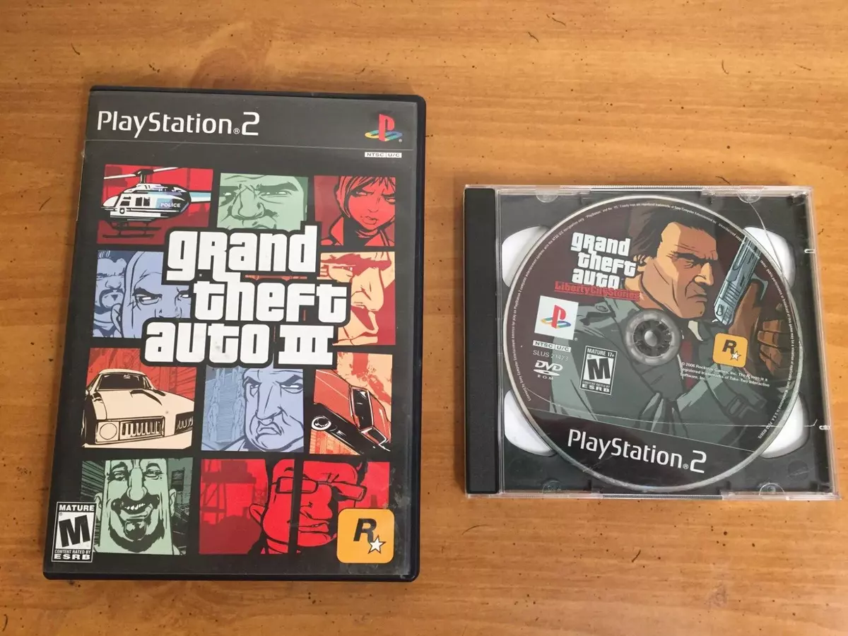 Grand Theft Auto GTA Library City Stories PS2 Sony PlayStation 2