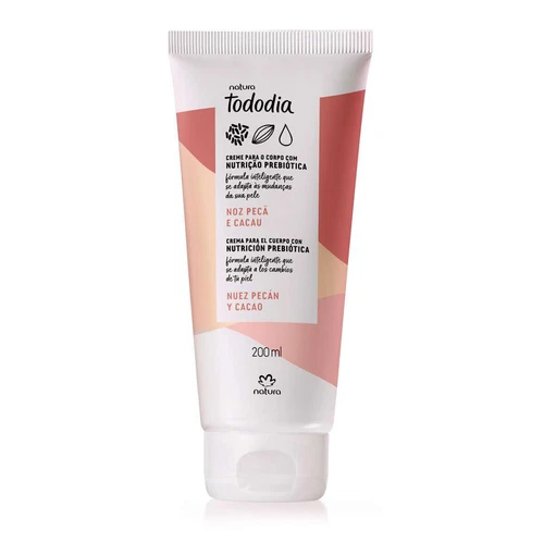 Natura - Tododia - Noz Peca e Cacau - Creme Nutritivo Corporal 200Ml - 6.76FlOz