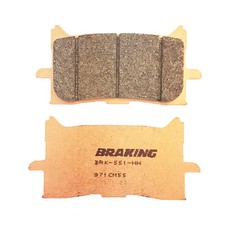 COPPIA PASTIGLIE BRAKING ANTERIORI PER HONDA CRF L AFRICA TWIN ABS 1000 2016