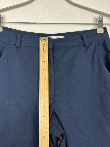 Atmos & Here Womens Pants Size 8 Nylon Stretch High Rise Tapered Slash Pocket - Picture 2 of 10