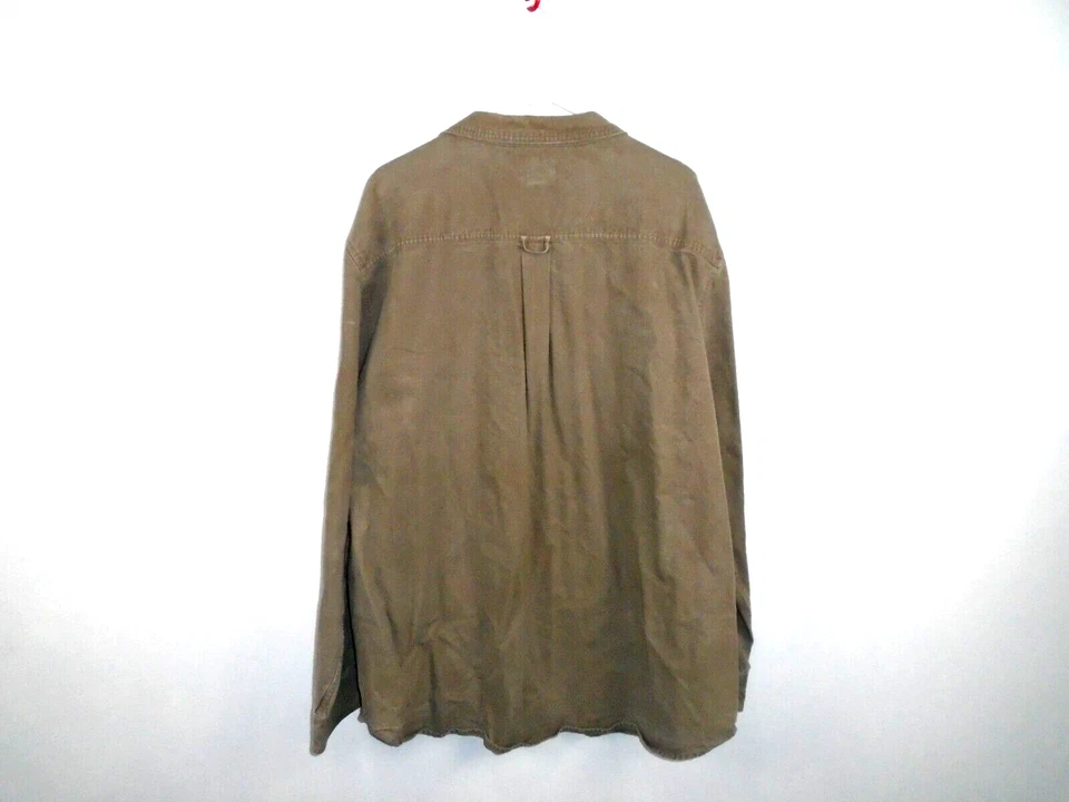 Mens Gander Mountain GS Guide Series Size Large Grey Chamois Long Sleeve Shirt - Image 2 of 4