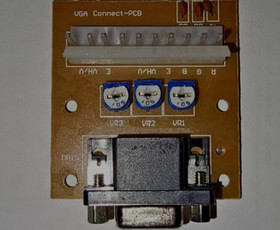 LOT TEN (10) CGA / VGA Converter Adapter PCB Arcade Monitor  Video POG RGB CGA