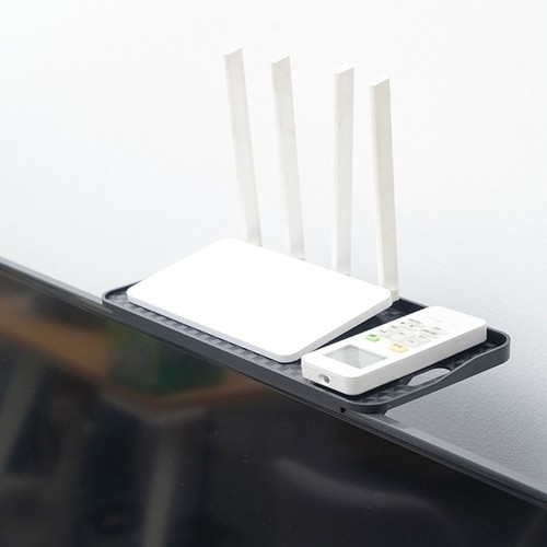 Router Shelf Rack Monitor Mounting Bracket Adjustable Computer Top Holder