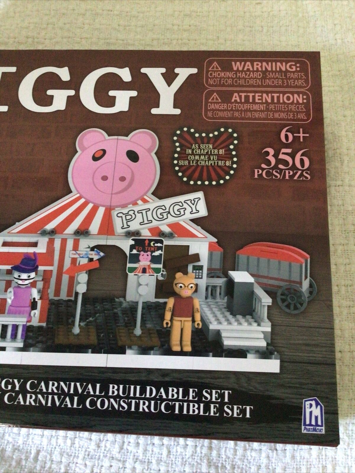 Roblox PIGGY Carnival Build Buildable Set 356 Pcs NEW DLC Code Figures  Included