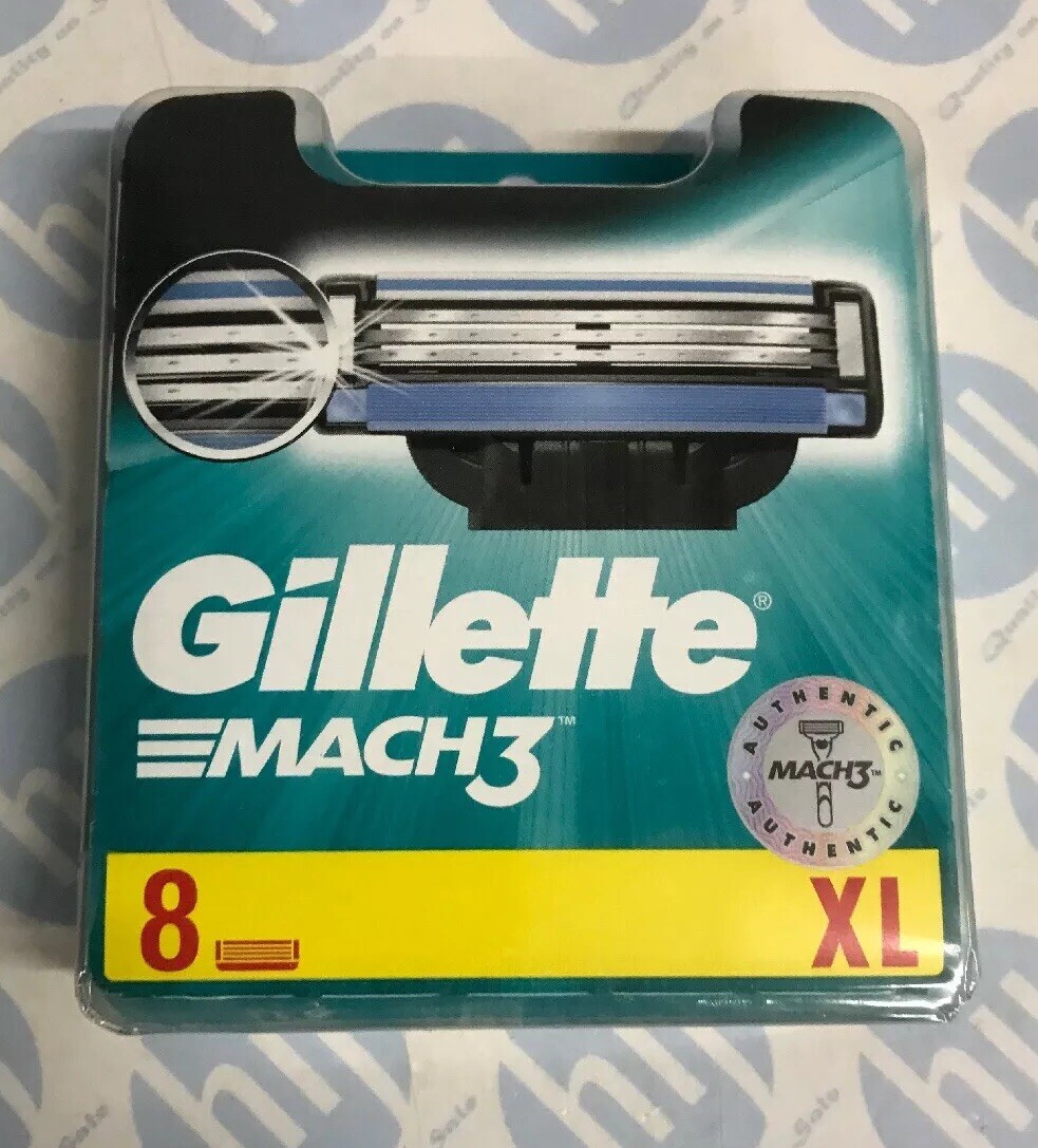 Gillette Mach 3 Razor Blades Refill 8 Pack XL 7702018263783 eBay