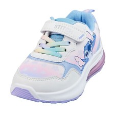 DISNEY STITCH MÄDCHEN LEUCHTENDE SPORTSCHUHE WEISS OFFIZIELLE SNEAKER SCHUHE GRÖßE UK 8–1