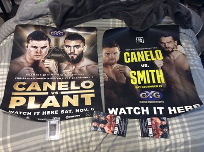 Alvarez Fight Canelo Dazn Deal BOXING POSTER LOT CANELO