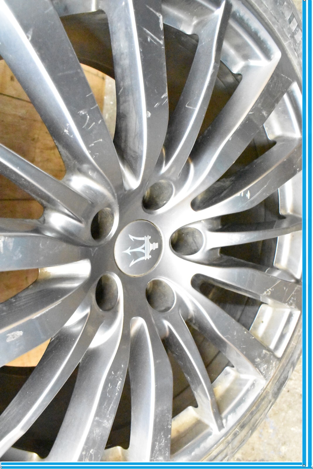 14-20 Maserati Ghibli 10JX19H2 19" Rear Light Alloy Speedline Rim Wheel Tire Oem