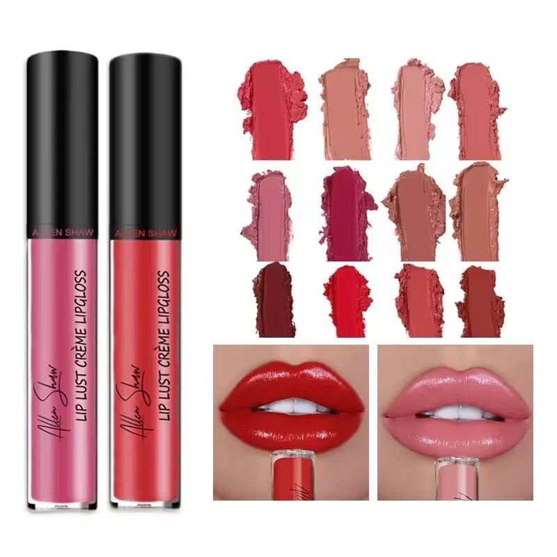 Lip Gloss Long Lasting Waterproof Liquid High Hydrating Lipgloss Lipstick Makeup - Image 4 of 4