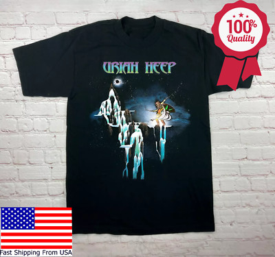Uriah Heep Band Demons And Wizards Short Tee Men Women Cotton T-Shirt