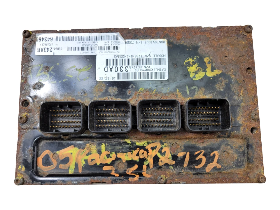 2004-2005 Chrysler Pacifica Computer Engine Control ECM ECU P04748330AD OEM - Image 2 of 4