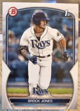 2023 Bowman 1st Prospect Brock Jones #BP-115 Rays