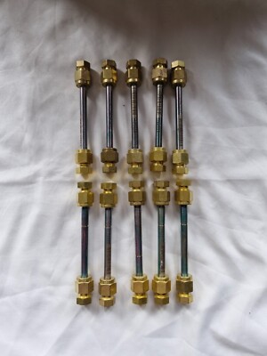 Material Emission/Bodengas, Edelstahlrohre, konditioniert/verschlossen 10 Stück 