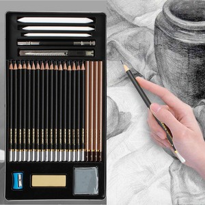Details About Gift For Boysgirlsstudentsessentials Sketching Pencil Set 29 Piece Fast Usps
