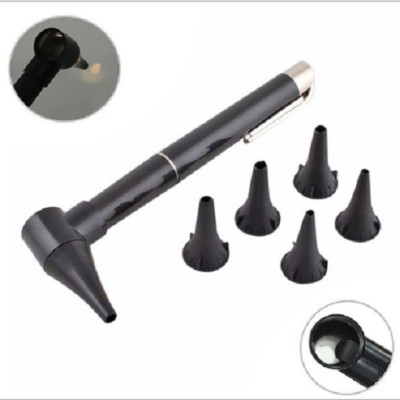 ENT Pen Style Light Medical Diagnostic Earcare Otoscope ear speculum Tool Kit