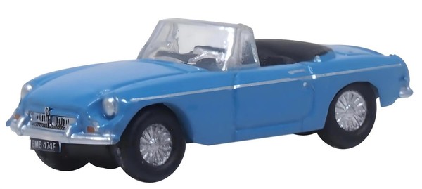 MGB Roadster Iris Blue 1:148 MaßStab Oxford Diecast NMGB004-image