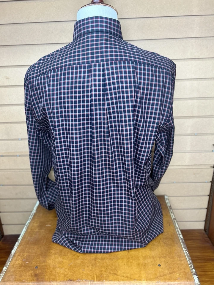 F/X Fusion Button Down Long Sleeve D1916 Size Large Black/Red - Image 2 of 3