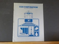 CSX Corporation Annual Report 1981 Map Transportation