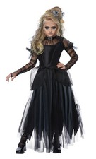Dark Princess Child Costume Dress 00585 Black sz Medium