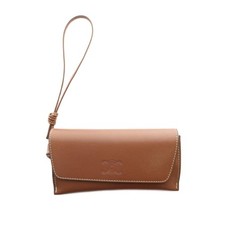 Celine Triomphe Sunglasses Case Brown Women's