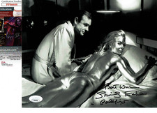 James Bond Goldfinger Shirley Eaton autographed 8x10 sexy photo JSA Certified
