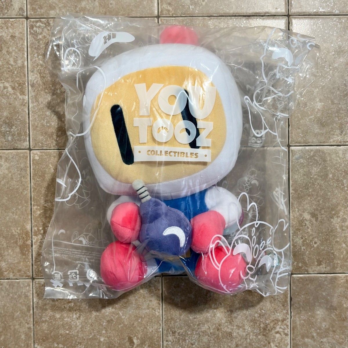 KONAMI ボンバーマン 爆弾 マグネット フィギュア ぬいぐるみ Official Youtooz Bomberman R Plush 9