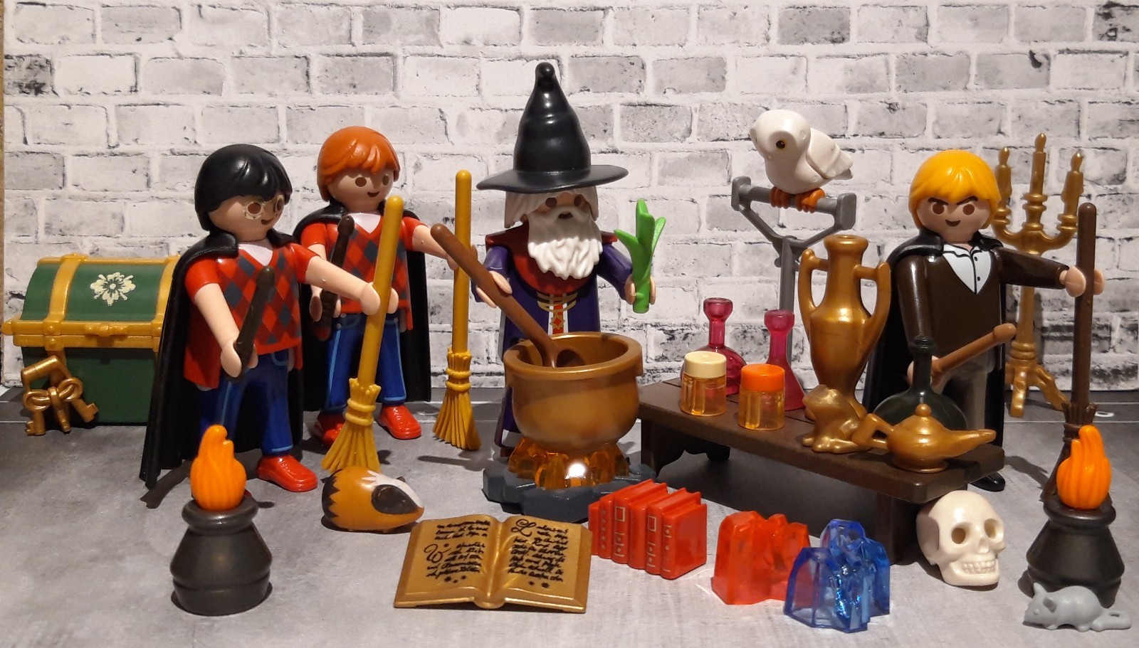 Figurine Harry Potter Playmobil de collection Ron Albus Draco le cadeau idéal passionné de Hogwarts