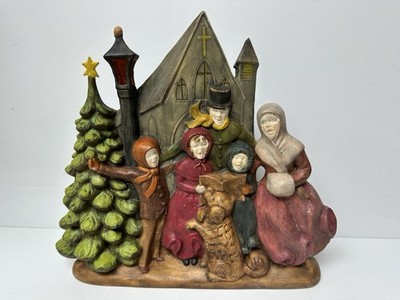 Vintage Keramik Christbaumlieder Deko
