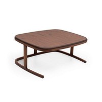 Designer Quadratischer Couchtisch Wohnzimmer Luxus Sofatisch Holztisch