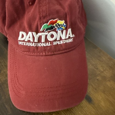 Daytona International Speedway Burgundy Stitch Adjustable Cap Prairie Mountain