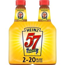 2 PACK - Heinz 57 Sauce 20 oz Each Total 40 oz